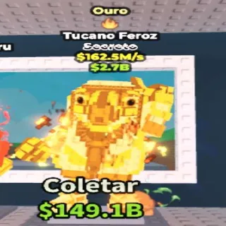 162.5M/s Gold Tuff Toucan Fire