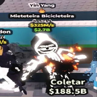 325M/s Yin Yang Mieteteira Bicicleteira Fire