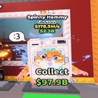 178.5M/s Spinny Hammy