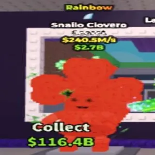 240.5M/s Rainbow Snailo Clovero