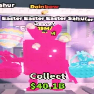 15M/s Rainbow Easter Easter Easter Sahur
