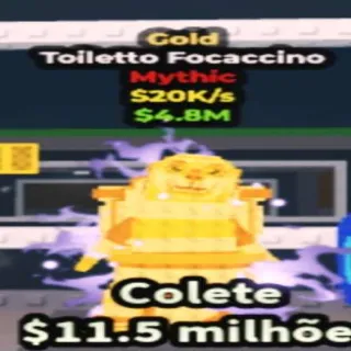 Gold Toiletto Focaccino