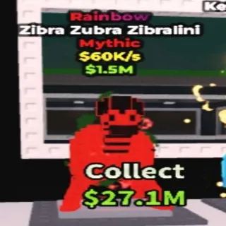 Rainbow Zibra Zubra Zibralini