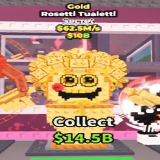 Gold Rosetti Tualetti