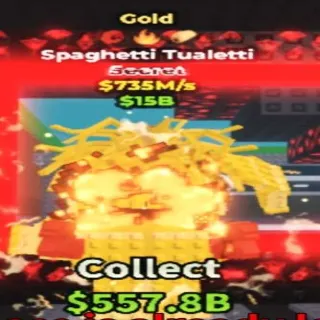 735M/s Gold Spaghetti Tualetti