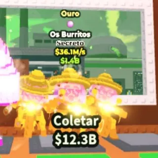 36.1M/s Gold Los Burritos Bubble