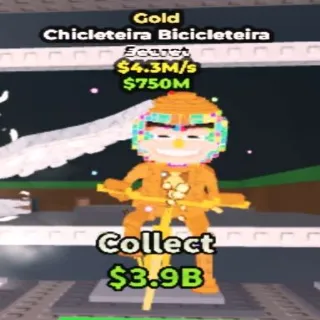 Gold Chicleteira Bicicleteira