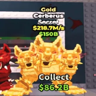 Gold Cerberus Very Very Rare