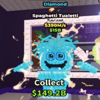 390M/s Diamond Spaghetti Tualetti