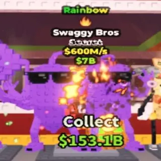 600M/s Rainbow Swaggy Bros Fire