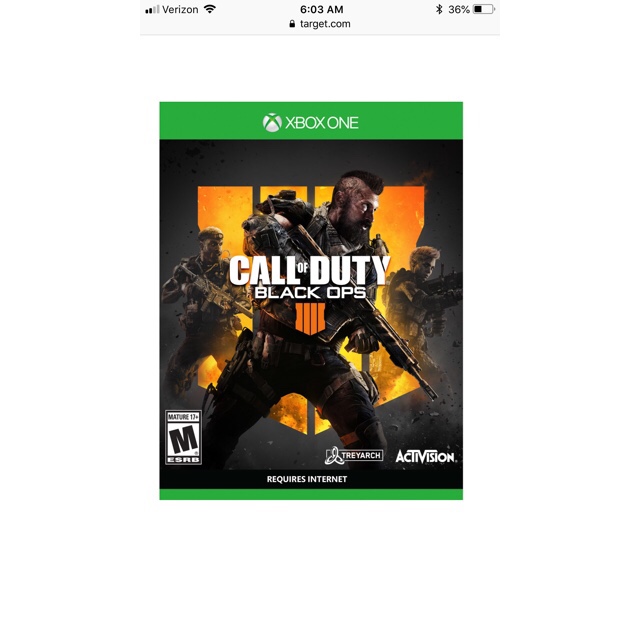 call of duty black ops 4 target xbox one