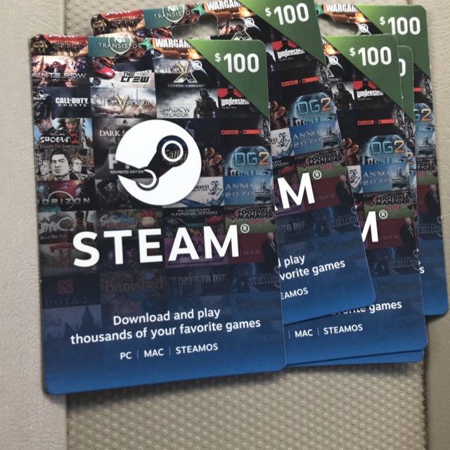 100 Gift Card Steam Gift Cards Gameflip - unused 100 roblox gift card