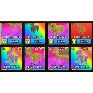 95-109k/s Build a Zoo Bundle