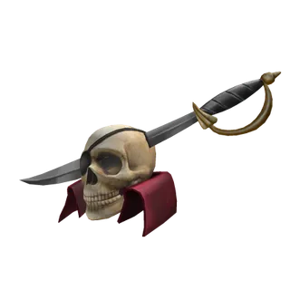 Roblox Impaled Pirate Skull Mask