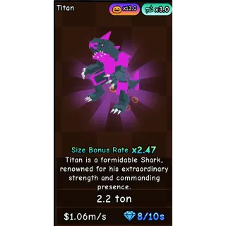 1m/s Titan Build a Zoo