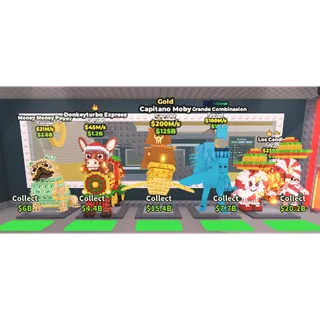 5x Brainrot Bundle Gold Capitano Moby