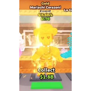 15.6m/s Gold Mariachi Corazoni