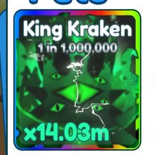 Tap Simulator Rainbow King Kraken