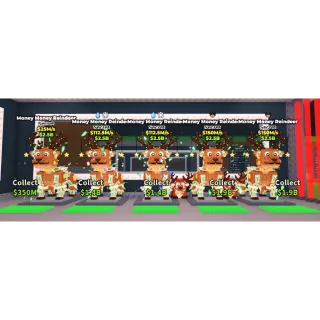 5x Money Money Reindeer