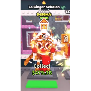 450m/s La Ginger Sekolah