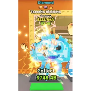 222.7m/s Diamond Tacorita Bicicleta