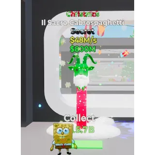 Fortnite Steal the Brainrot 48M/S christmas ll sacro cabrospaghetti 