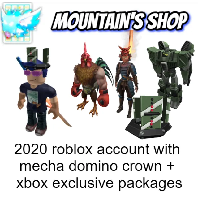 roblox account mecha domino crown Roblox Game Items Gameflip
