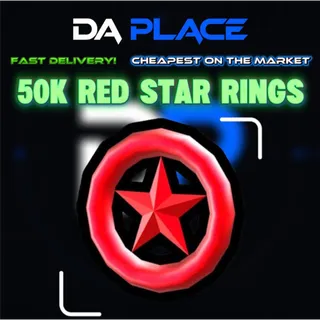 50,000 Red Star Rings - Sonic Speed Simulator
