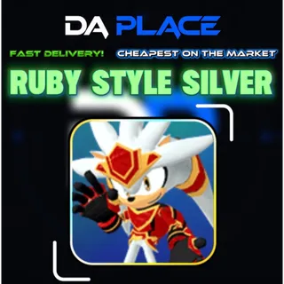 Ruby Style Silver - Sonic Speed Simulator