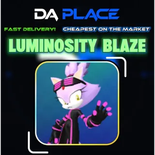 Limited Luminosity Blaze - Sonic Speed Simulator