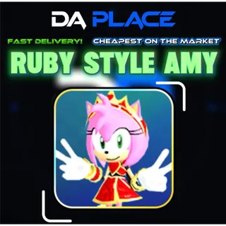 Ruby Style Amy - Sonic Speed Simulator