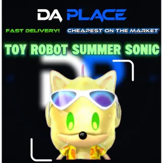 Toy Robot Summer Sonic Fast Friend 6 Star - Sonic Speed Simulator