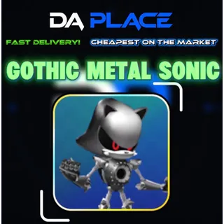 Limited Gothic Metal Sonic - Sonic Speed Simulator