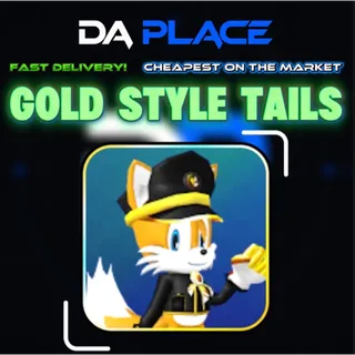 Gold Style Tails - Sonic Speed Simulator