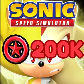 200,000 Red Star Rings - Sonic Speed Simulator