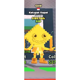 183.7m/s Gold Ketupat Kepat