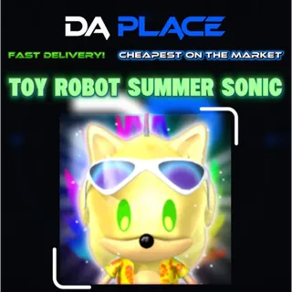 Toy Robot Summer Sonic Fast Friend 6 Star - Sonic Speed Simulator