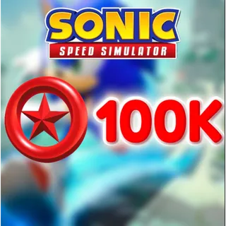 100,000 Red Star Rings - Sonic Speed Simulator