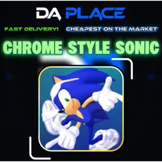 Limited Chrome Style Sonic -  Sonic Speed Simulator