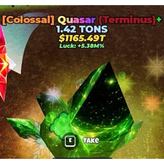x2 +5.3M% Luck Quasar Verdance Crystal - Mine a Mountain