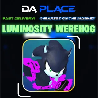 Limited Luminosity Werehog - Sonic Speed Simulator