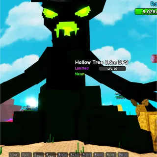 🪾Neon Hallow Tree - 7.1m-8.6m DPS🪾