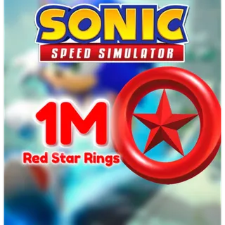 1,000,000 Red Star Rings - Sonic Speed Simulator