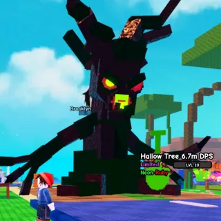🪾Neon-Ruby Hallow Tree 6.7m DPS🪾