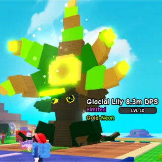 Gold-Neon Glacial Lily PvB 8.3M DPS | Plants VS Brainrots