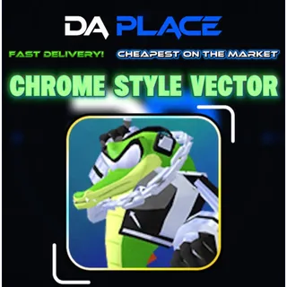 Chrome Style Vector - Sonic Speed Simulator