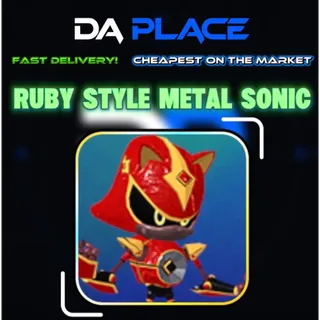 Limited Ruby Style Metal Sonic  - Sonic Speed Simulator
