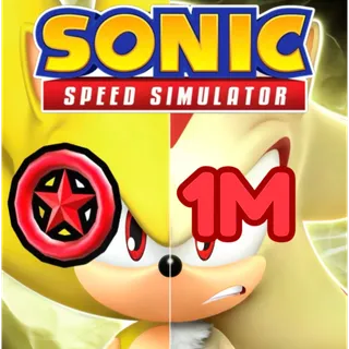 1,000,000 Red Star Rings - Sonic Speed Simulator