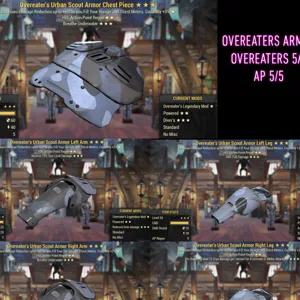 Overeaters AP Armor Set