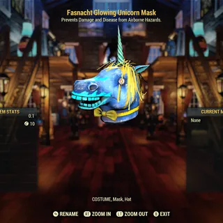 Glowing Unicorn Mask